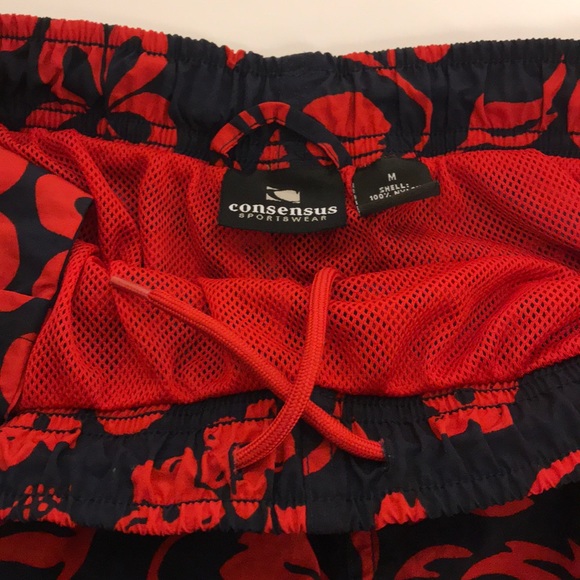 Consensus Flora swim trunks men's size M - Picture 5 of 6